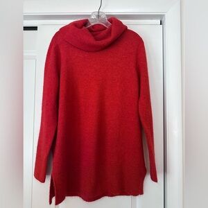 LOFT Chili Red Cowl Neck Women's Sweater